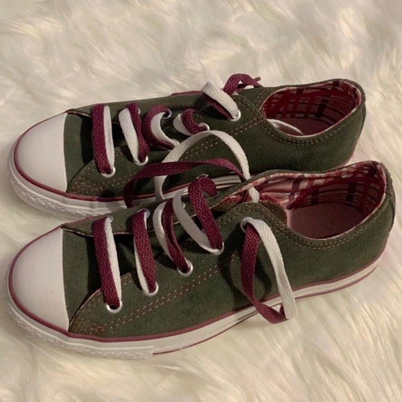 ❤️SOLD New leather Converse sneakers shoes - Picture 6 of 8